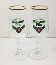 Copos de cerveja Moraviar Pils 300 ml aro dourado colecionáveis copos exclusivos comprar usado  Enviando para Brazil