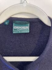 Geiger navy wool for sale  BIGGAR
