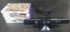 Microsoft Xbox 360 Kinect Sensor Bar OEM Bundle W/ 7 Games Tested Working  1 , used for sale  Shipping to South Africa