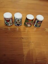 We Have Here 4no Lovely Japanese Hashimoto Ceramic China Thimbles. Made In Japan for sale  Shipping to South Africa