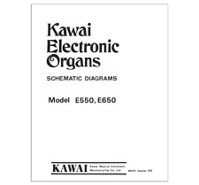 KAWAI E550 E650 Technical Service Manual repair - Schematic diagrams -Schaltplan, usado segunda mano  Embacar hacia Argentina