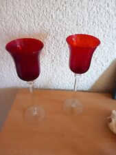 Kerzenständer glas bunt gebraucht kaufen  Harztor
