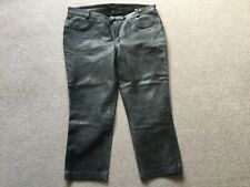 Leather trousers grey for sale  ST. ALBANS