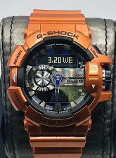 Relógio Casio G-Shock GBA-400 Bluetooth laranja analógico digital quartzo masculino funcionando comprar usado  Enviando para Brazil