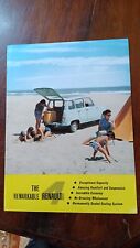 Renault brochure 1962 for sale  HELSTON