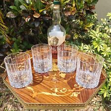 Used, Set of 4 Williams Sonoma Dorset Double Old Fashioned Crystal Glass Tumblers for sale  Shipping to South Africa
