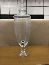 Jamestown Cut Glass Beverage Drink Dispenser 108 Oz. Shannon Crystal Gatherings, used for sale  Shipping to South Africa