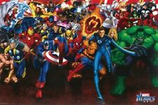 Marvel heroes poster for sale  Pacoima