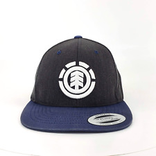 Used, Element Skateboard Hat by Yupoong Adjustable Snapback Color Grey Blue One Size for sale  Shipping to South Africa