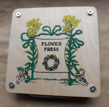 Vintage wooden flower for sale  Shipping to Ireland