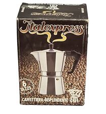 Cafetera espresso italiana Pezzetti Italexpress estufa Italia 6 tazas de colección segunda mano  Embacar hacia Mexico
