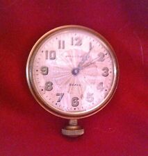 Used, Vintage Waltham 8-Day Car Clock Sunburst Etched Face Brass Body ~ Not Running for sale  Shipping to South Africa