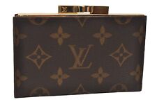 Auténtico estuche monedero Louis Vuitton monograma exclusivo de EE. UU. T61922 chatarra 1446J segunda mano  Embacar hacia Argentina