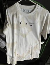 Camiseta branca osso cruzado OVO Supreme Pit To Pit 18 comprimento 28 OFF-WHITE, usado comprar usado  Enviando para Brazil