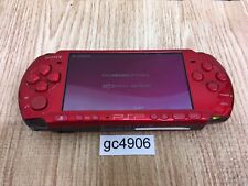 gc4906 Plz Read Item Condi PSP-3000 RADIANT RED SONY PSP Console Japan for sale  Shipping to South Africa