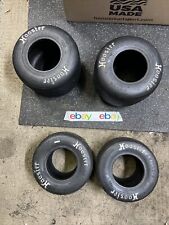 Good Used Set Of Hoosier R60B Racing Go Kart Tires 7.10/11x5 And 4.50-10x5, used for sale  Shipping to South Africa