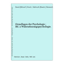 Grundlagen psychologie wahrneh gebraucht kaufen  Rüsselsheim am Main