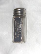 Antique strychnin sulphate for sale  Burlington
