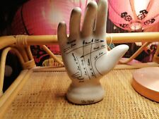 Porcelain palmistry hand for sale  CHICHESTER