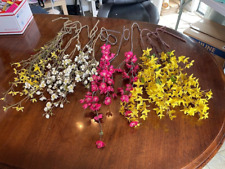 Usado, Lote de 13 flores sintéticas artificiales largas 36" ~ colección de primavera segunda mano  Embacar hacia Argentina