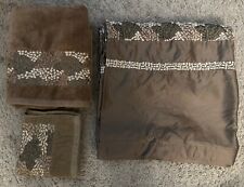 Toalhas de banheiro Croscill Home Decor: toalhas bordadas, conjunto de cortina de chuveiro, usado comprar usado  Enviando para Brazil