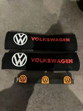 vw seat belt covers for sale  ROTHERHAM