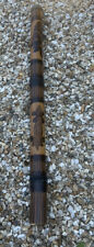 Vintage Bamboo Didgeridoo ~  Hand Carved ~ Indian Headress Iguana Design 120cm, used for sale  Shipping to South Africa
