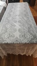 Lace tablecloth white for sale  Mascoutah