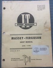 1963 MASSEY FERGUSON MF65 CIĄGNIK I&T WARSZTAT INSTRUKCJA NAPRAWY na sprzedaż  Wysyłka do Poland