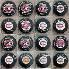 170 discos de hockey diferentes firmados por jugadores de Montreal Canadiens que elijas segunda mano  Embacar hacia Mexico