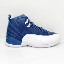 Zapatillas de baloncesto Nike para hombre Air Jordan 12 130690-404 azules talla 7, usado segunda mano  Embacar hacia Argentina