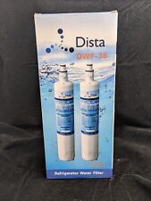 Filtro de agua para refrigerador Dista DWF-36 paquete de 2 caja abierta segunda mano  Embacar hacia Argentina