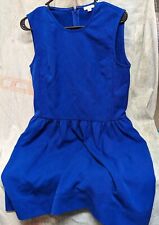 Vestido feminino Gap azul royal sem mangas fit and flare tamanho 10 médio , usado comprar usado  Enviando para Brazil