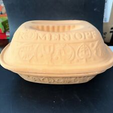 Romertopf #109 Terra Cotta Clay Baker  Dutch Oven 11" x 7.75" x 6.5”, used for sale  Shipping to South Africa