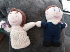 knitted bride and groom for sale  JOHNSTONE