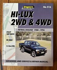 Toyota Hi-Lux 2WD 4WD RN Series gasolina manual de reparo 1988-1996 nº 514, usado comprar usado  Enviando para Brazil
