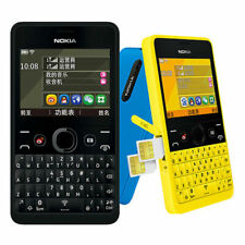 Celular Nokia Asha 210 GSM desbloqueado QWERTY Bluetooth Wi-Fi Dual SIM trabalho completo comprar usado  Enviando para Brazil