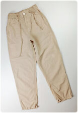 Zara Ulubione spodnie Letnie Chino XS 34 beżowe bawełniane spodnie Ibiza Festival Kostka, używany na sprzedaż  Wysyłka do Poland