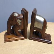Indian elephant bookends for sale  CHESTERFIELD