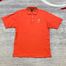 Camisa polo Tralee Links média laranja botão desempenho golfista ao ar livre Itália, usado comprar usado  Enviando para Brazil