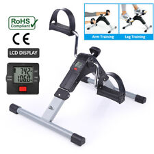 Folding Mini Exercise Bike Arm Leg Resistance Cycle Pedal Exerciser Workout Seat for sale  MANCHESTER