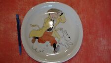 Tintin assiette porcelaine d'occasion  Liévin