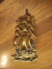 Vintage brass galleon for sale  LLANELLI