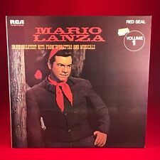 MARIO LANZA In His Greatest Hits From Operettas & Musicals Volume 1 UK Vinyl LP for sale  Shipping to South Africa