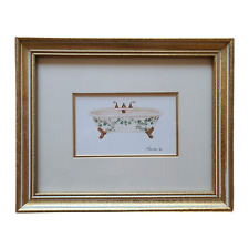 Vintage Victorian Bathtub CONSUELO GAMBOA Frame~8.3x10.3 in, used for sale  Shipping to South Africa