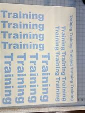 Training decal sticker for sale  Inman