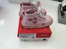kids kickers pink for sale  GRAYS