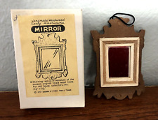 Espelho suspenso miniatura vintage Shackman para casa de bonecas Early Americana escala 1:12 comprar usado  Enviando para Brazil