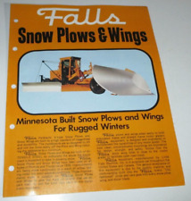 Falls snow plows for sale  Elizabeth