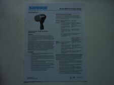 Shure microphones original for sale  DUNDEE